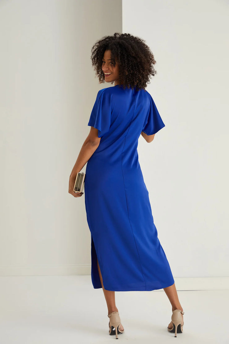 Cobalt blue jersey dress outlet
